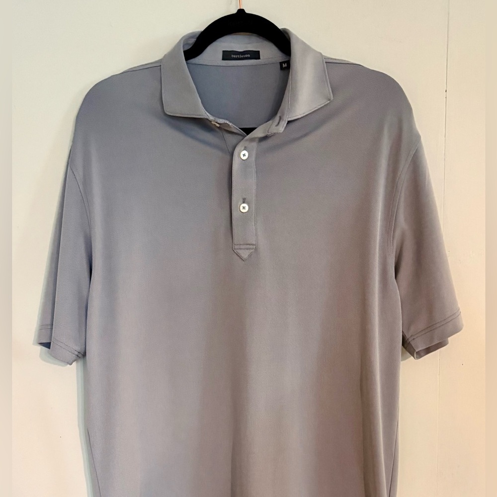 NWOT, Turtleson Golf‎ Polo Shirt, Light Slate Blue, Size L